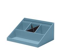 Rössler Papier 1336452150 - Organizzatore da scrivania SOHO denim, 25,6 x 11,6 x 20,6 cm, sistema di organizzazione per ufficio e casa