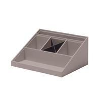 Rössler Papier 1336452490 - Organizzatore da scrivania SOHO Taupe, 25,6 x 11,6 x 20,6 cm, Sistema di organizzazione per ufficio e casa