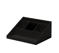 Rössler Papier 1336452700 - Organizzatore da scrivania SOHO nero, 25,6 x 11,6 x 20,6 cm, sistema di organizzazione per ufficio e casa