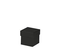 Rössler Papier 13421453700 - Boxline cartone quadrato, 65 x 65 x 65 mm, nero, 1 pezzo