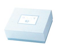 Rössler Papier 13431930200 - Scatola regalo Baby Boy, azzurra, rettangolare 240 x 200 x 90 mm, nascita e battesimo, 1 pezzo