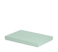 Rössler Papier 13521453650 - Scatola di cartone Boxline, rettangolare, adatta per DIN A4, menta, 1 pezzo