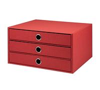 Rössler Papier, 1524452700 DIN A4, 3 Fach Rot gerippt