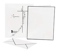 Rössler Papier 22053701 - Cartella di cancelleria Format18 Funeral mail bianco opaco
