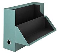 Rössler Papier 1319452383 - S.O.H.O. Scatola d'archivio con sportello laterale e foro di presa, DIN A4, opale, 1 pezzo, 9,5 x 33,5 x 25,5 cm