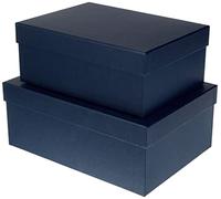 Rössler - S.O.H.O. Boxline Set da 2 contenitori rettangolari Navy