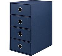 Rössler - S.O.H.O. Cassettiera a 4 cassetti 18 x 25 x 32 cm blu navy