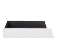 Rössler Papier Vassoio portadocumenti SOHO A4 impilabile carta 32x26x6 cm Bianco