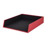 Rössler - S.O.H.O. Portadocumenti A4 32 x 26 x 6 cm Rosso | Scomparti impilabili, portadocumenti per lettere, documenti, fascicoli e organizzazione della scrivania