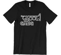 ROESXANP Csdc Short Sleeve Kool & The Gang T-Shirt Rnb Soul Funk Vinyl Celebration Get Down on It Live Shirt Top T Shirt L