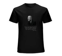 ROESXANP Leonard Cohen Quote Music Short Sleeves Men's Classic T Shirt Black S