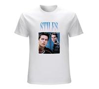 ROESXANP Men's Dylan O’Brien Vintage Art Vintage T-Shirts White XL