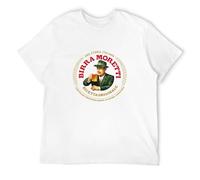 ROESXANP Men's Fantstore Birra Moretti Italian Beer Alcohol Drink T-Shirts White XL