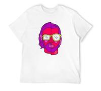 ROESXANP Men's Le Monde Chico PNL Print Tops Hombre Tee Clothe Mens Unisex Tee T-Shirts White 3XL