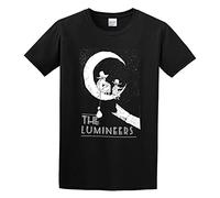 ROESXANP Men's Modman The Lumineers Chill out On The Moon T-Shirts Black 3XL