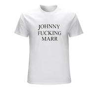 ROESXANP Men's Tees Johnny Fing Marr Unisex T-Shirts White 3XL