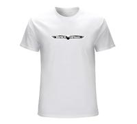 ROESXANP Men's Track Hawk Men Casual Cotton Short Sleeve Tees Streetwear Trackhawk Mans Tops T-Shirts White S