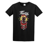 ROESXANP Reverend Horton Heat Guitar Snake T-Shirt Funny Tee Graphic Mens Shirt Black XXL
