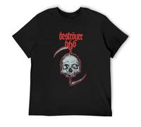 ROESXANP Smarttooth Destroyer 666 Skull Men T-Shirt Black L