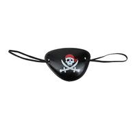 ROEUIPG 1 pezzo di bende for gli occhi dei pirati, maschera for gli occhi, un occhio, bende for gli occhi del capitano, for la decorazione della festa a tema pirata