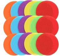ROEUIPG 30 pezzi adesivi circolari for tappeti, segnapunti for giochi di alfabeto e numeri(Diameter 10cm)