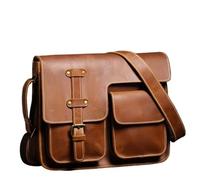 ROEUIPG Borsa a tracolla vintage in pelle di lusso, borsa a in vacchetta, a for il weekend(Brown)