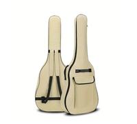 ROEUIPG Borsa imbottita for chitarra da 5, mm for chitarre 40/41 pollici, tracolle regolabili, accessori(Brown)