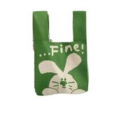 ROEUIPG Borsa in maglia Borse for la spesa fatte a mano in alla moda da polso con nodo ad alta capacità for ragazze(Color-9)