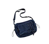 ROEUIPG Borse a tracolla in denim blu, borse a da donna, a in tessuto, cartelle for il tempo libero(DEEP BLUE)