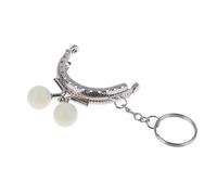 ROEUIPG Chiusura per Pochette Telaio Portamonete in Metallo da 2 Pezzi for Borsa con Portachiavi Hardware Chiusura a Bacio sulla Borsa Portafoglio Pochette Accessori da Cucire(Type-013)