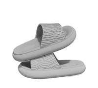 ROEUIPG Ciabatte da spiaggia morbide con fondo a nuvola donna, rosse, spesse, plateau e cuscino, estive, antiscivolo, coppia di infradito(GRAY,42-43)