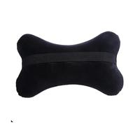 ROEUIPG Cuscini for Il Collo dell'auto, poggiatesta Anteriore su Entrambi i Lati, Imbottito in Cotone Memory, Cuscino Universale for Auto, Forniture for Interni Auto(Black)