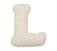 ROEUIPG Cuscino con lettere inglesi a forma di 26 morbido da tiro Decorativo for bambini che insegna parole alfabetiche for camera letto(Color-L)