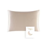 ROEUIPG Federa Seta Federa in Seta di gelso 19 mm con Cerniera Nascosta Adatta for Capelli Vera Federa in Seta Naturale per Capelli E Pelle(Taupe,50x75cm)