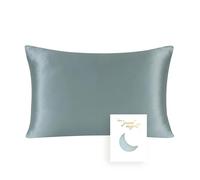 ROEUIPG Federa Seta Federa in Seta di gelso 19 mm con Cerniera Nascosta Adatta for Capelli Vera Federa in Seta Naturale per Capelli E Pelle(Aquagreen,50x75cm)