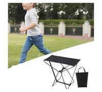 ROEUIPG Folding Stool Portable Ultralight Outdoor Collapsible Camping Furniture for Hiking Fishing Beach Yard Backpacking(Black)