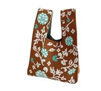 ROEUIPG Mini Borsa Da Polso Portatile Con Nodo Donna Manico Superiore Semplice Floreale For La Spesa For Chiave Del Telefono(Color-5)