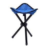 ROEUIPG Sedie da spiaggia Sgabello pieghevole portatile multifunzione for esterno triangolare Sedia pesca campeggio ultraleggera leggera(Blue)