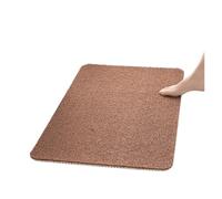 ROEUIPG Tappetino antiscivolo for il bagno for la doccia rettangolare for impermeabile for pavimento for(Brown,40CMx60CM)