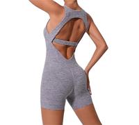 ROEUIPG Tute da Yoga Senza Cuciture Sport Fitness Hollow Beauty Back Un Pezzo Stretto Allenamento for Il Sollevamento dei Fianchi Allenamento in Palestra Abbigliamento Sportivo for Le Donne(Color,M)