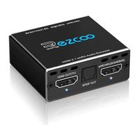 ROFAVEZCO Extracteur Audio HDMI 2.1 eARC 4K@120Hz Dolby Atmos/Vision VRR/ALLM CEC Bypass HDCP2.3 SPDIF Plug & Play pour Soundbars/Sonos ARC/eARC/PS5/Xbox