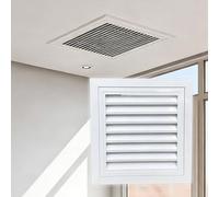 ROFBIHG Botola Cartongesso Pannello di Accesso a Parete/soffitto con Sfiato, Design Della Piastra di Bloccaggio con Molla, Porta di Servizio Rimovibile con Rete Antipolvere(90 * 30cm/35.4 * 11.8in)