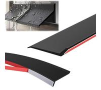 ROFBIHG Protezione Antipioggia, Striscia di Protezione Antipioggia per Porte E Finestre, Binario per Gocciolatoio, Guarnizione Autoadesiva, Previene Le Perdite Parapioggia(1.5m(4.9ft),4.5cm)