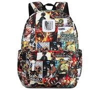 Roffatide Anime Attack on Titan Wings of Freedom Zaino per Laptop Zaino per Tutta la Stampa Zaino Leggero Zaino Cosplay