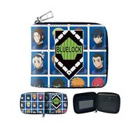 Roffatide Anime Blue Lock Bifold Wallet Portafoglio di stampa a doppio lato Portafoglio Casual con tasca moneta per uomini donne stile G