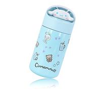 Roffatide Anime Carino in acciaio inox sottovuoto Thermos Tazza d'acqua per le ragazze donne caldo e freddo per ore isolato bottiglia regalo per il compleanno Natale Blu