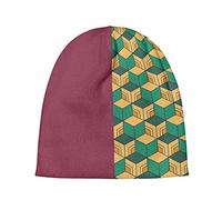 Roffatide Anime Demon Slayer Beanie Hat Tomioka Giyuu Cappellini con teschio Cappello invernale in maglia per ragazzi ragazze Cappellino ricamato Beanie