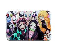 Roffatide Anime Demon Slayer Tappeto Rettangolare Nezuko Tanjirou Coperta per Porta Tappetini Tappeto per la Casa 60 * 90cm