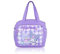Roffatide Anime Kuromi - Borsa per il pranzo per donne e uomini, a prova di perdite, con ampio scomparto, contenitore per il pranzo per lavoro e viaggi, viola, LYB12503n