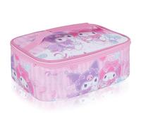 Roffatide Anime Melody Kuromi Borsa per il pranzo con manico isolata a prova di perdite, riutilizzabile, borsa termica per il pranzo, per lavoro, picnic, viaggi, rosa